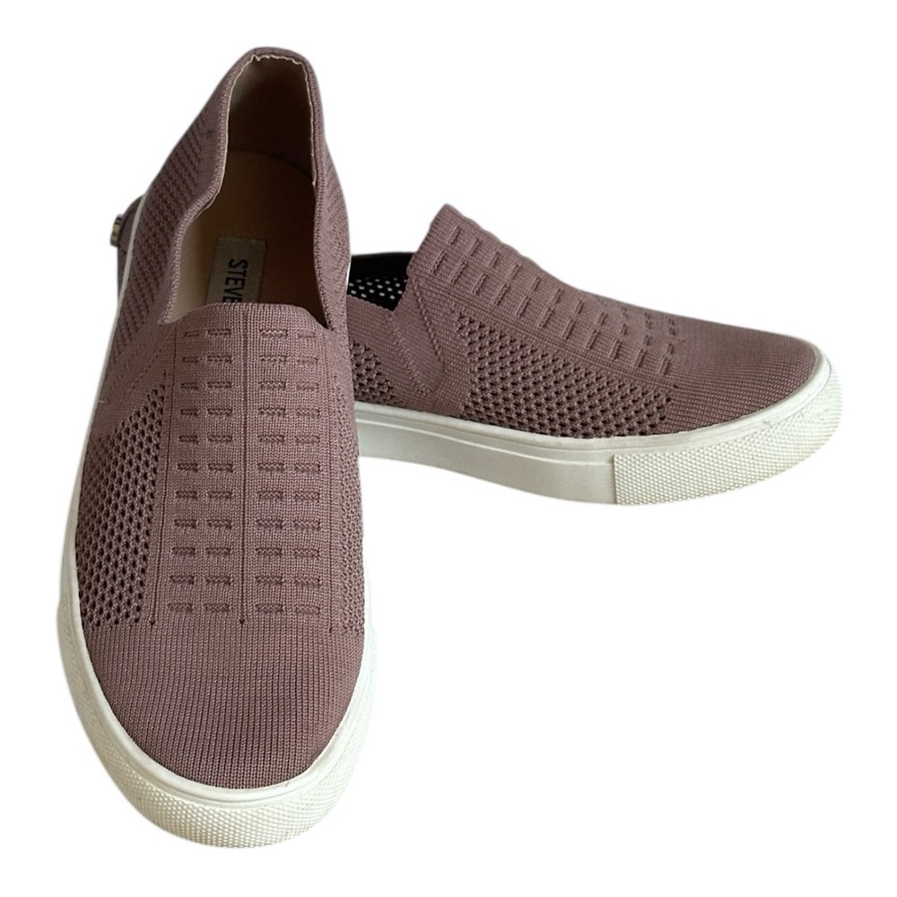Steve Madden Sock Sneakers Size 6.5 Mauve Pink Freeda Comfort Walking Shoes